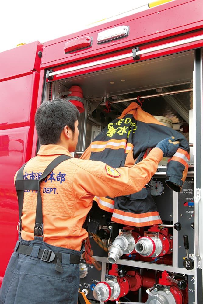 化学消防ポンプ自動車