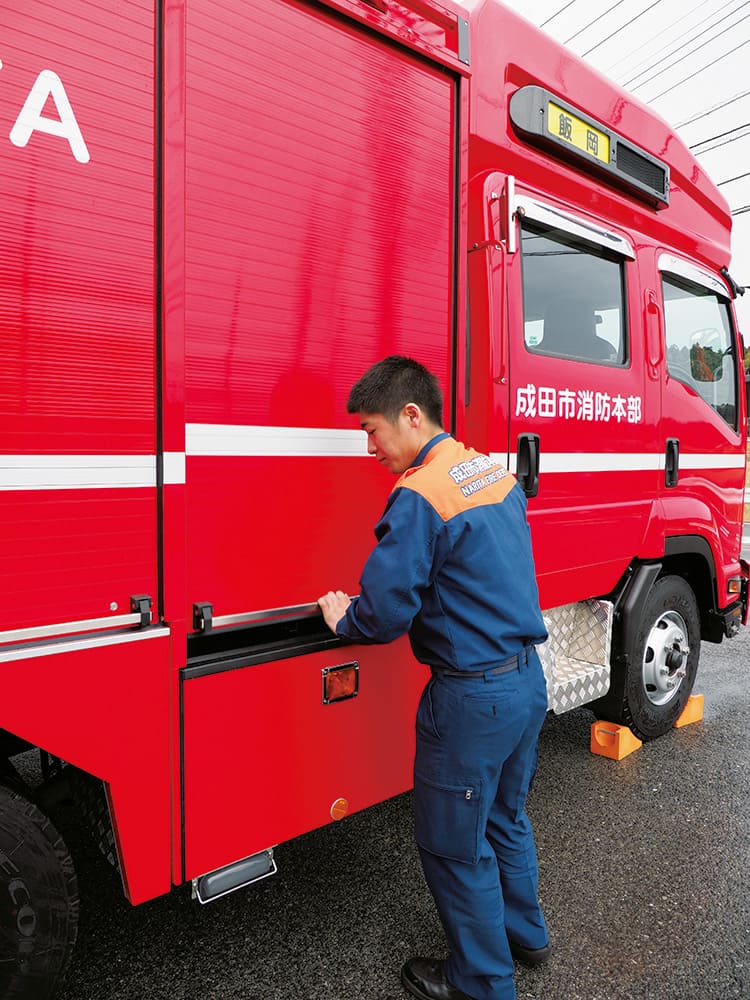 水槽付消防ポンプ自動車