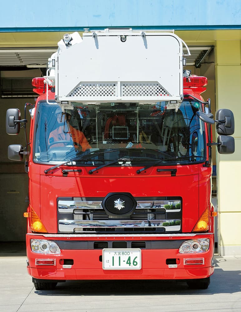 30m級はしご付消防自動車 さいたま市消防局