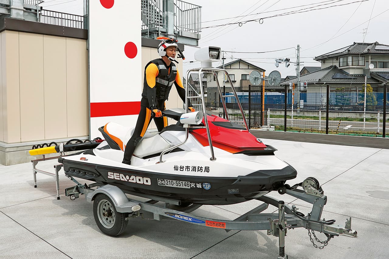 水難救助車 仙台市消防局