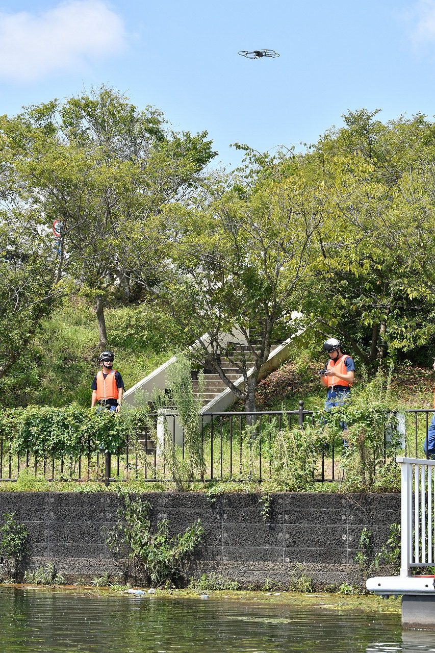 館林地区消防組合消防本部近隣3消防本部合同水難救助訓練