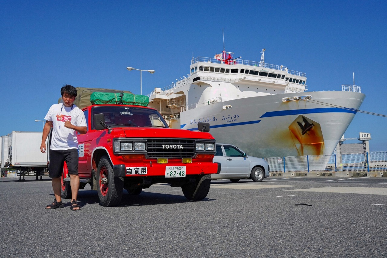 ランクル消防車「ポン太」と北海道の旅