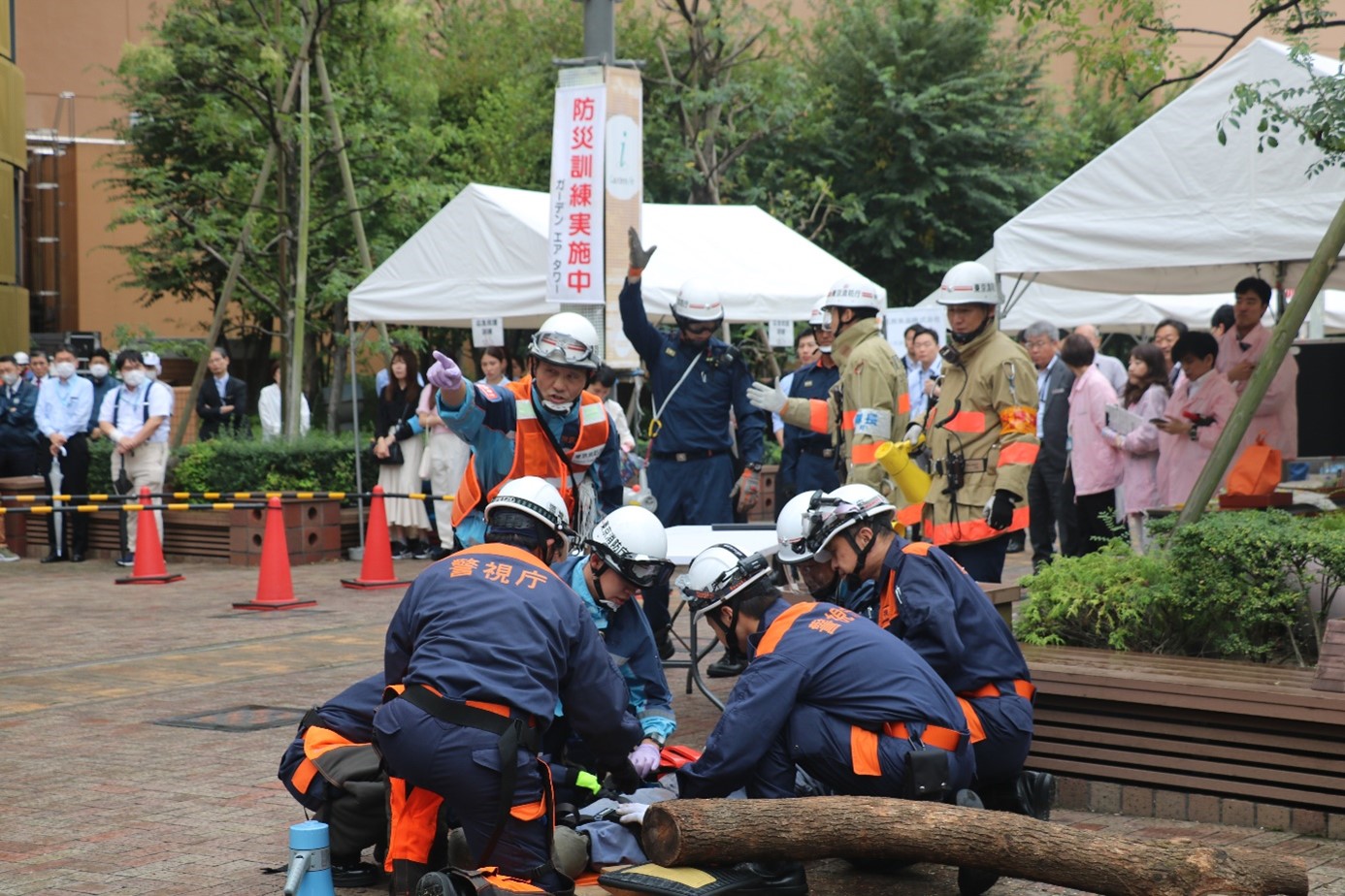 東京消防庁麴町消防署　消防演習