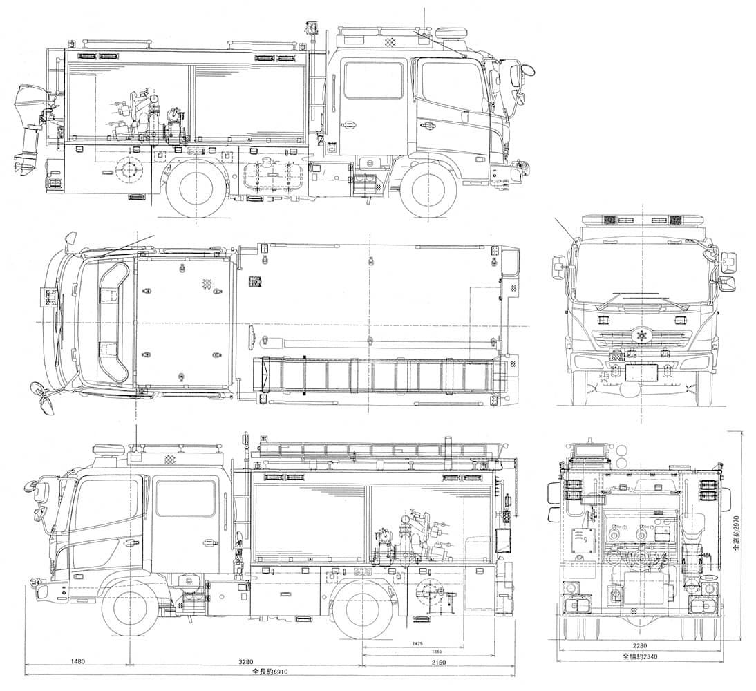 救助工作車Ⅱ型 京都市消防局