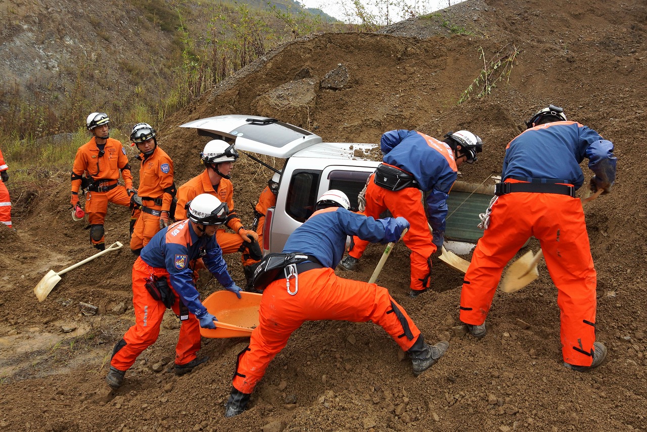 群馬県緊急消防援助隊合同訓練