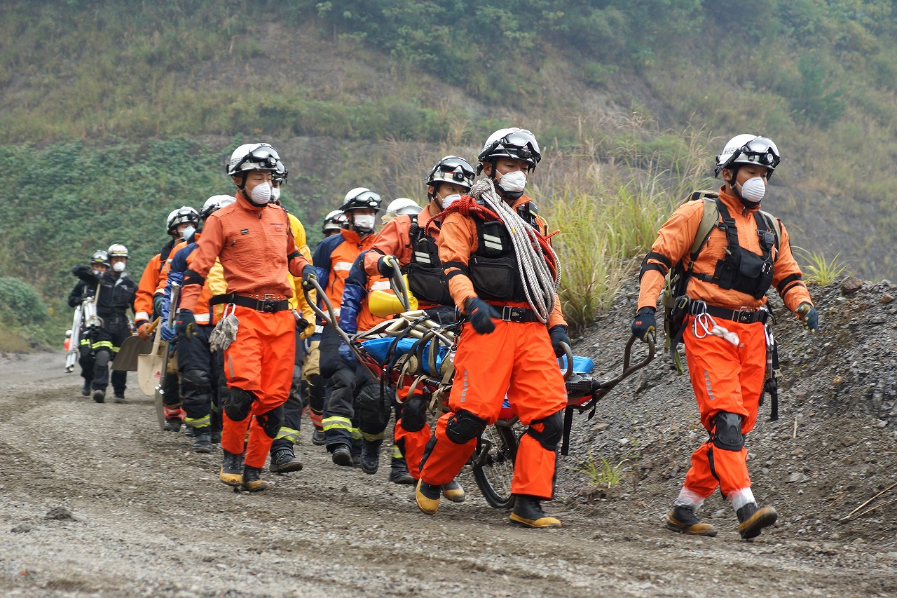 群馬県緊急消防援助隊合同訓練