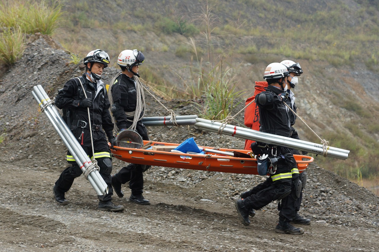 群馬県緊急消防援助隊合同訓練