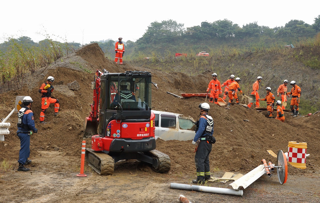 群馬県緊急消防援助隊合同訓練