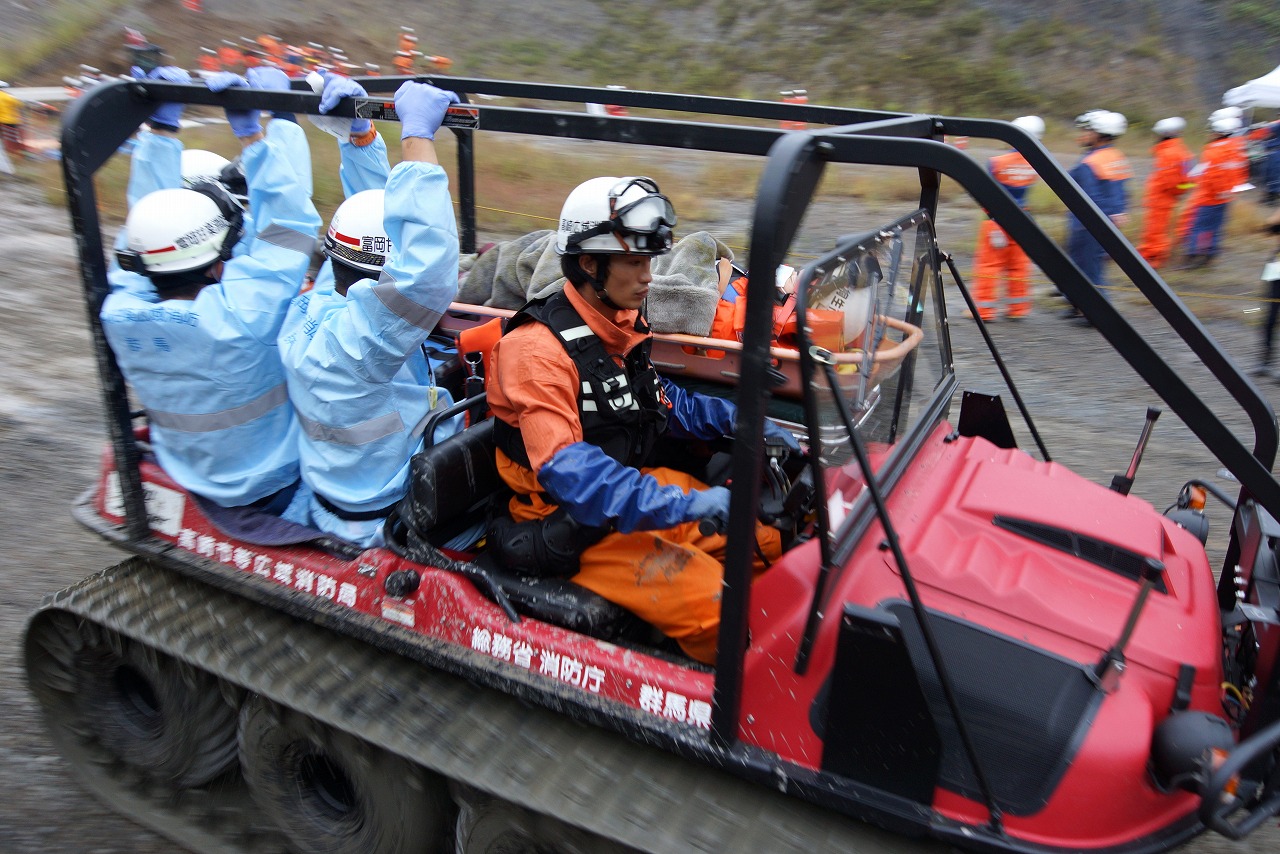 群馬県緊急消防援助隊合同訓練