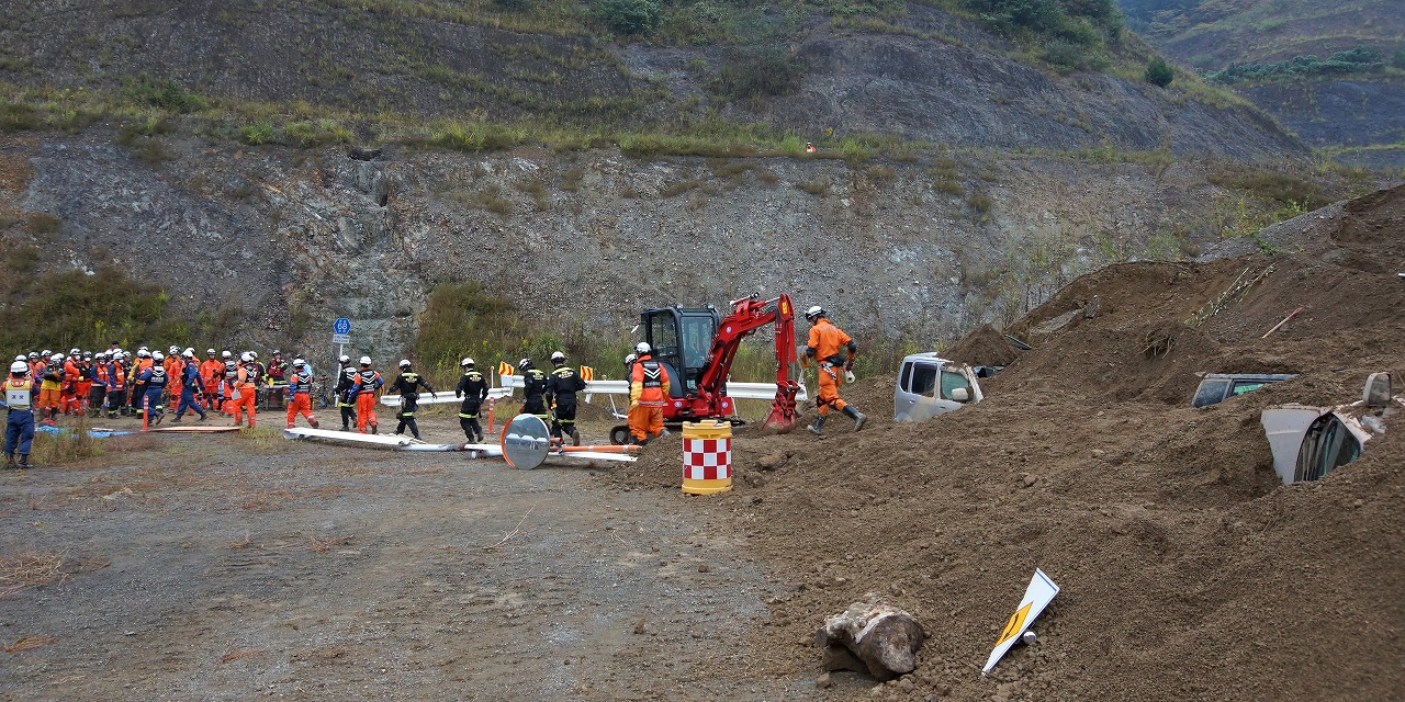 群馬県緊急消防援助隊合同訓練