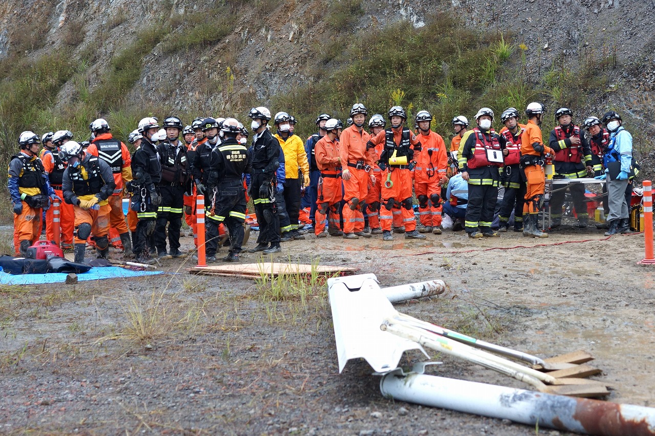 群馬県緊急消防援助隊合同訓練