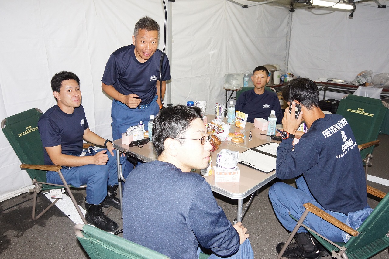 群馬県緊急消防援助隊合同訓練