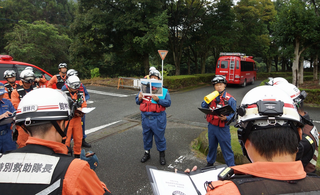 群馬県緊急消防援助隊合同訓練