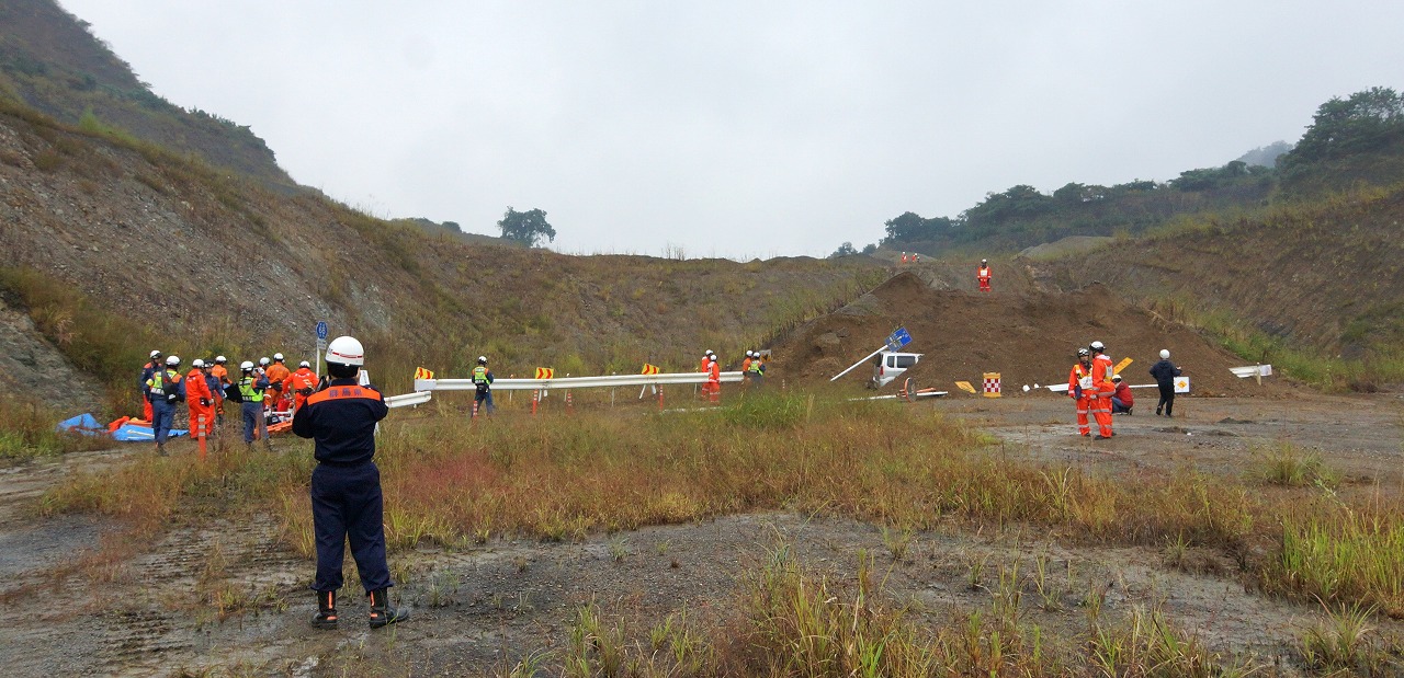 群馬県緊急消防援助隊合同訓練