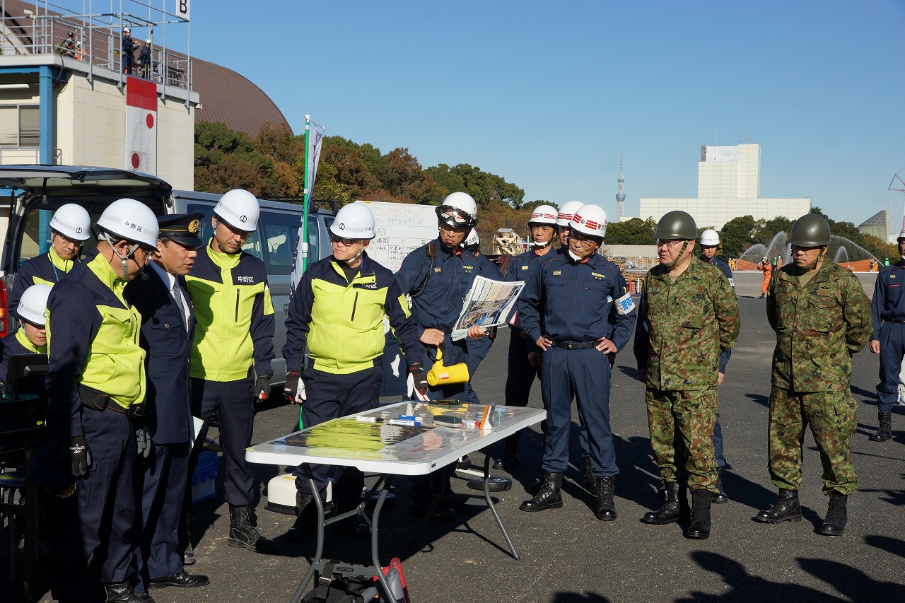 東京消防庁　総合震災消防訓練