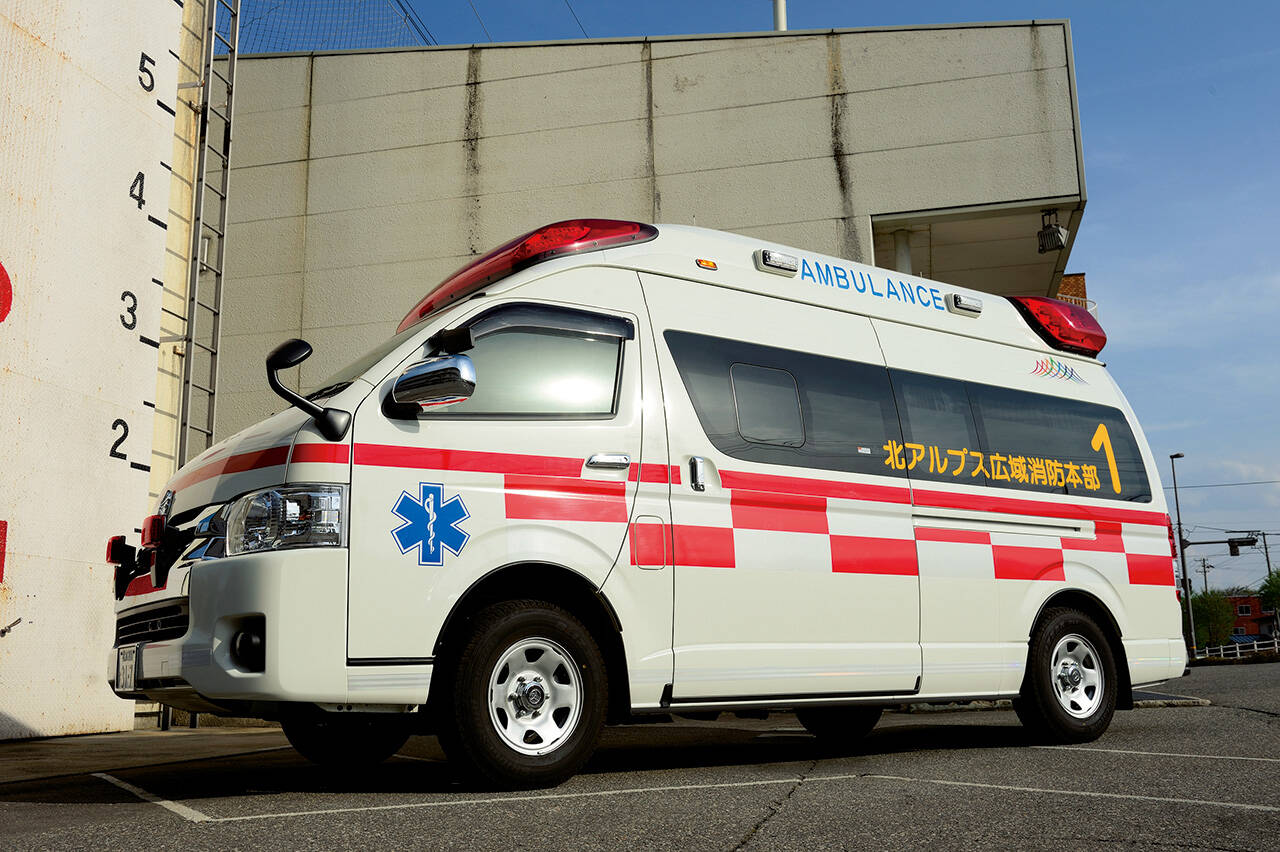 高規格救急車 北アルプス広域消防本部