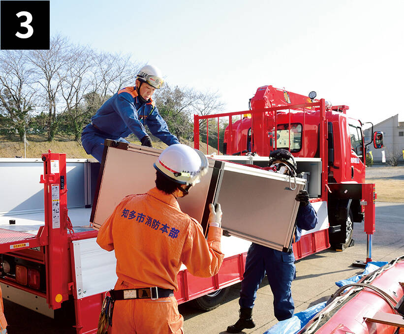 資機材搬送車 知多市消防本部