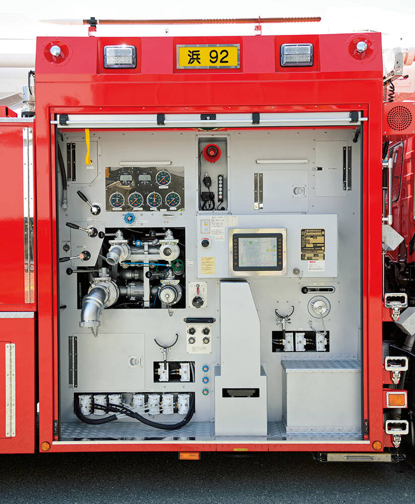 大型化学高所放水車 いわき市消防本部