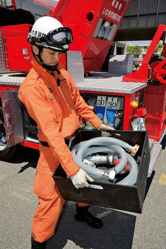 大型化学高所放水車 いわき市消防本部