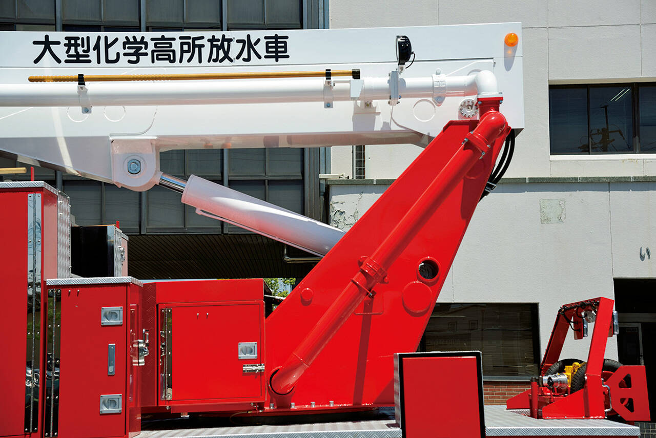 大型化学高所放水車 いわき市消防本部