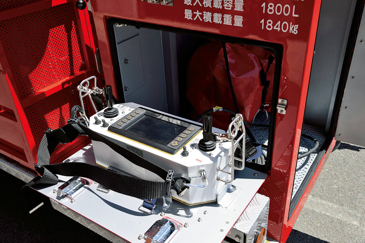 大型化学高所放水車 いわき市消防本部