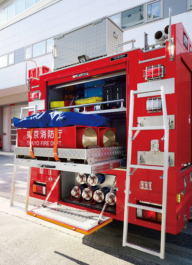 大型化学車 東京消防庁深川消防署豊洲出張所