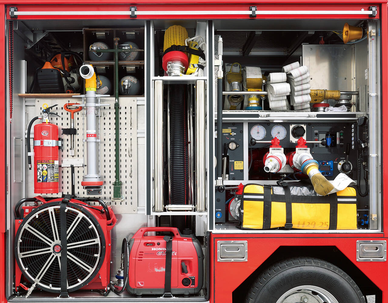 消防ポンプ自動車CD-I型 中間市消防本部