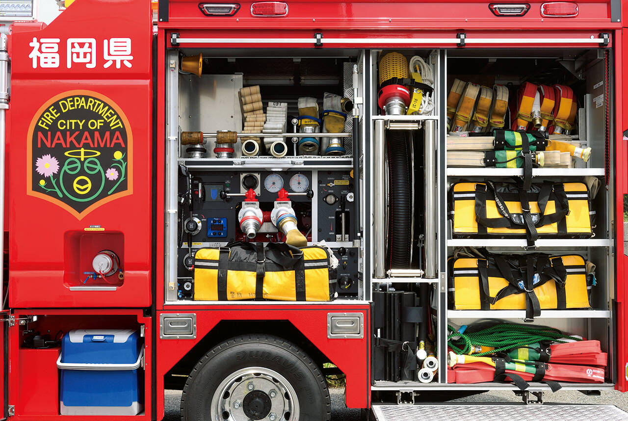 消防ポンプ自動車CD-I型 中間市消防本部