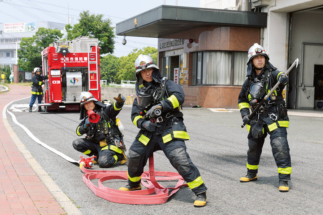 消防ポンプ自動車CD-I型 中間市消防本部