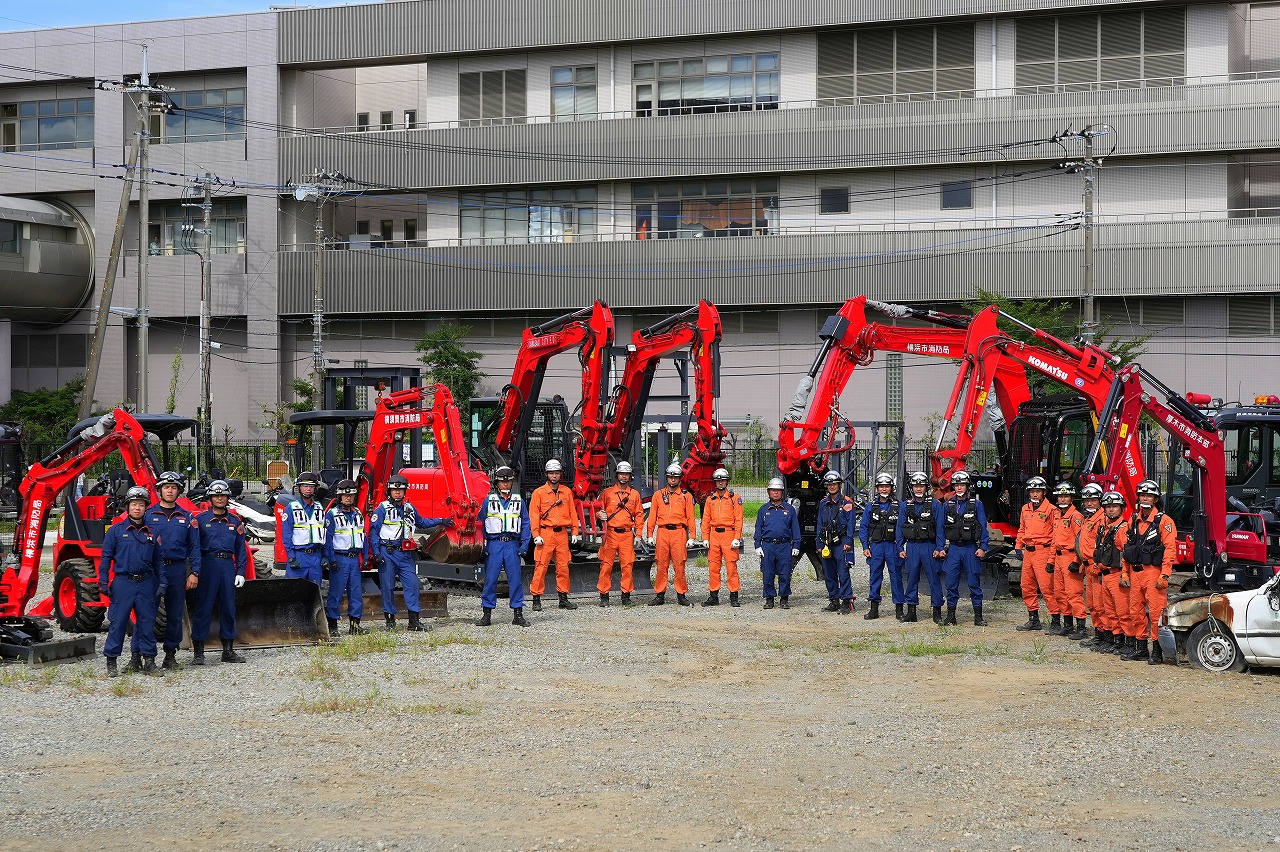 神奈川県内消防重機部隊