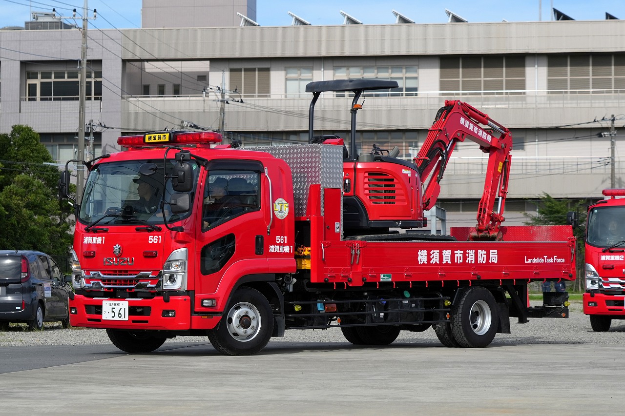 神奈川県内消防重機部隊