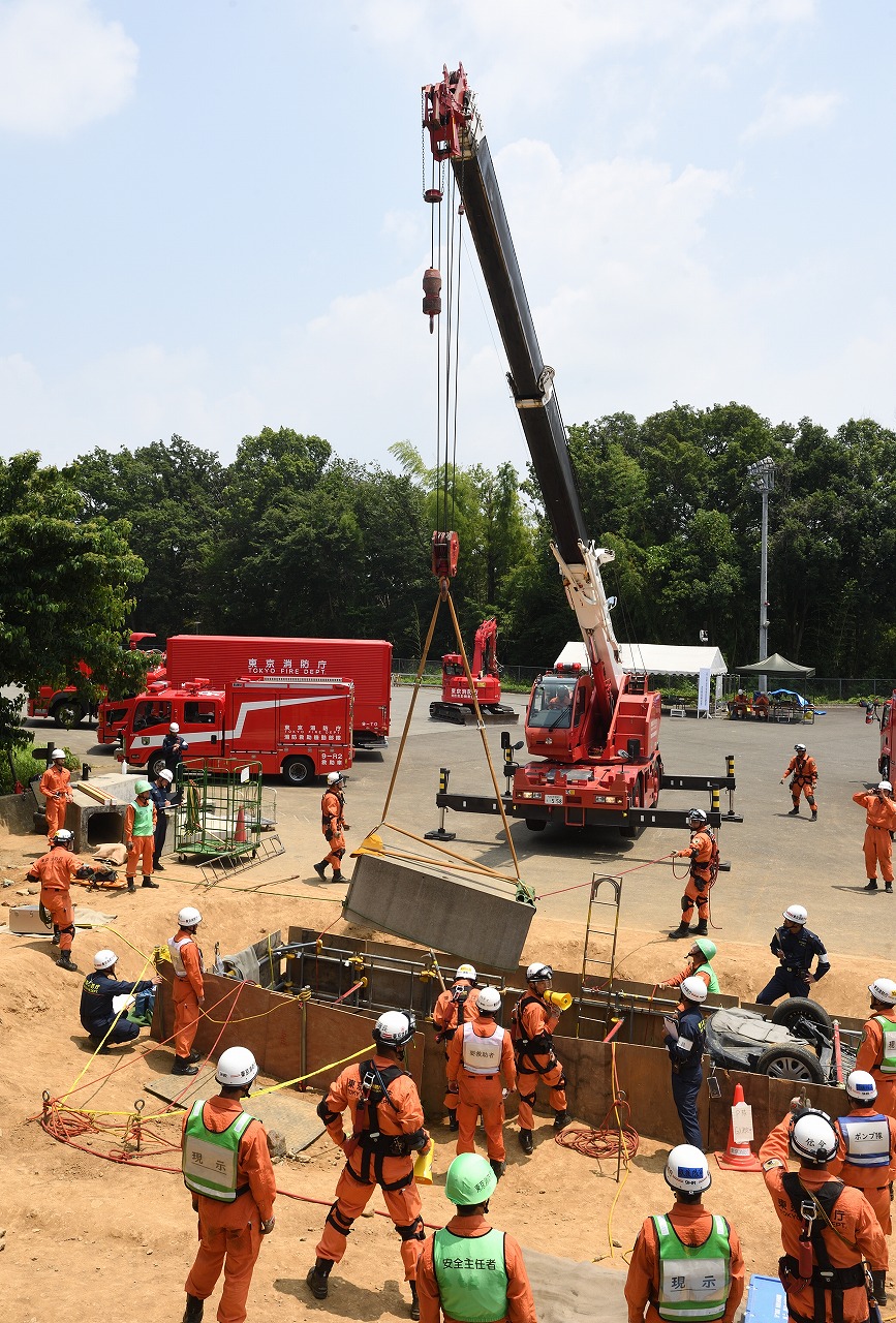 東京消防庁第九消防方面本部消防救助機動部隊　令和7年度消防活動技術訓練効果確認