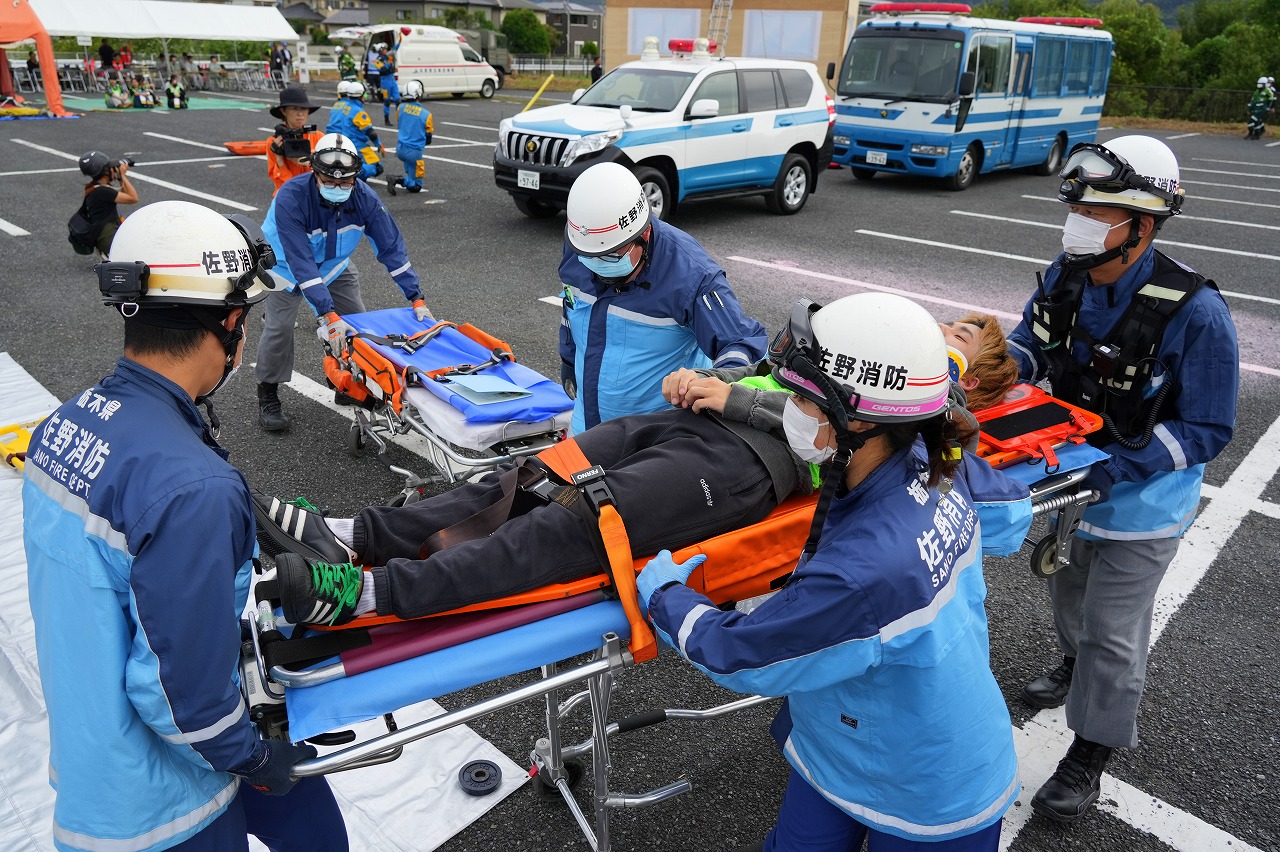 市民とともに備える<br>令和7年度 佐野市総合防災訓練