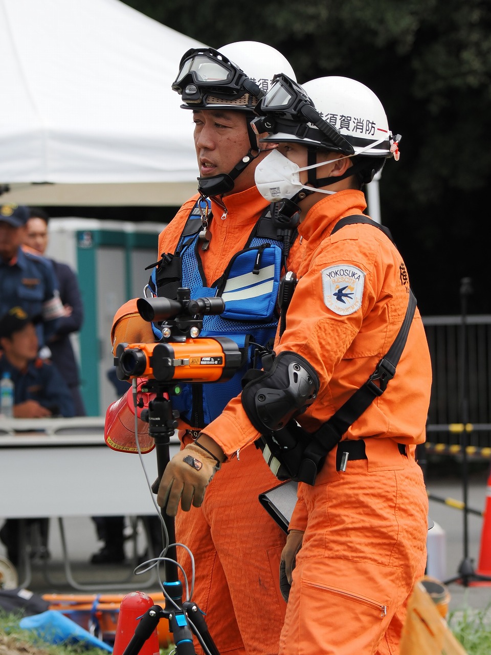 横須賀市消防局 土砂災害対応連携訓練