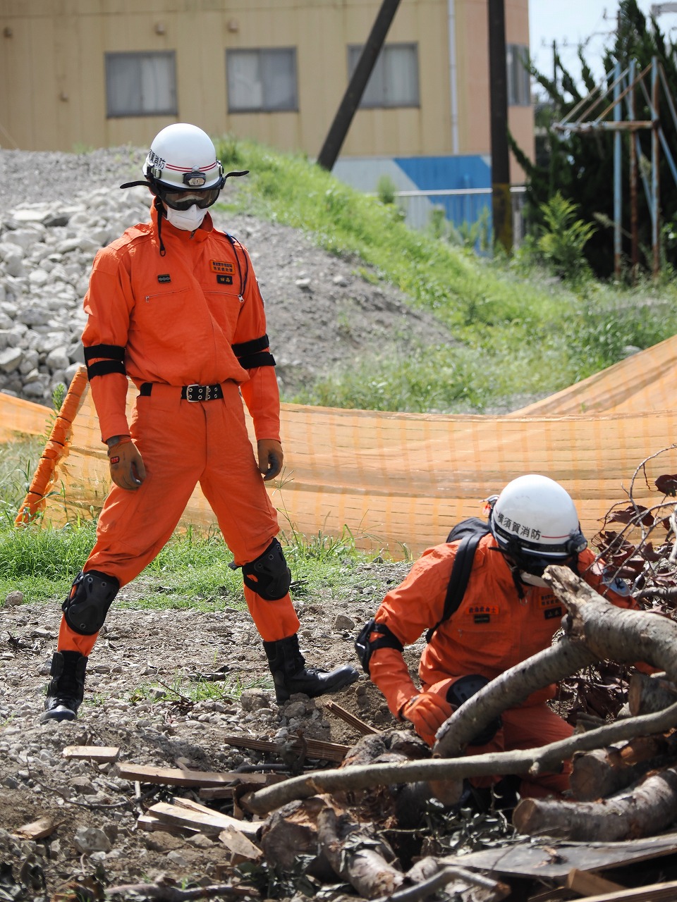 横須賀市消防局 土砂災害対応連携訓練