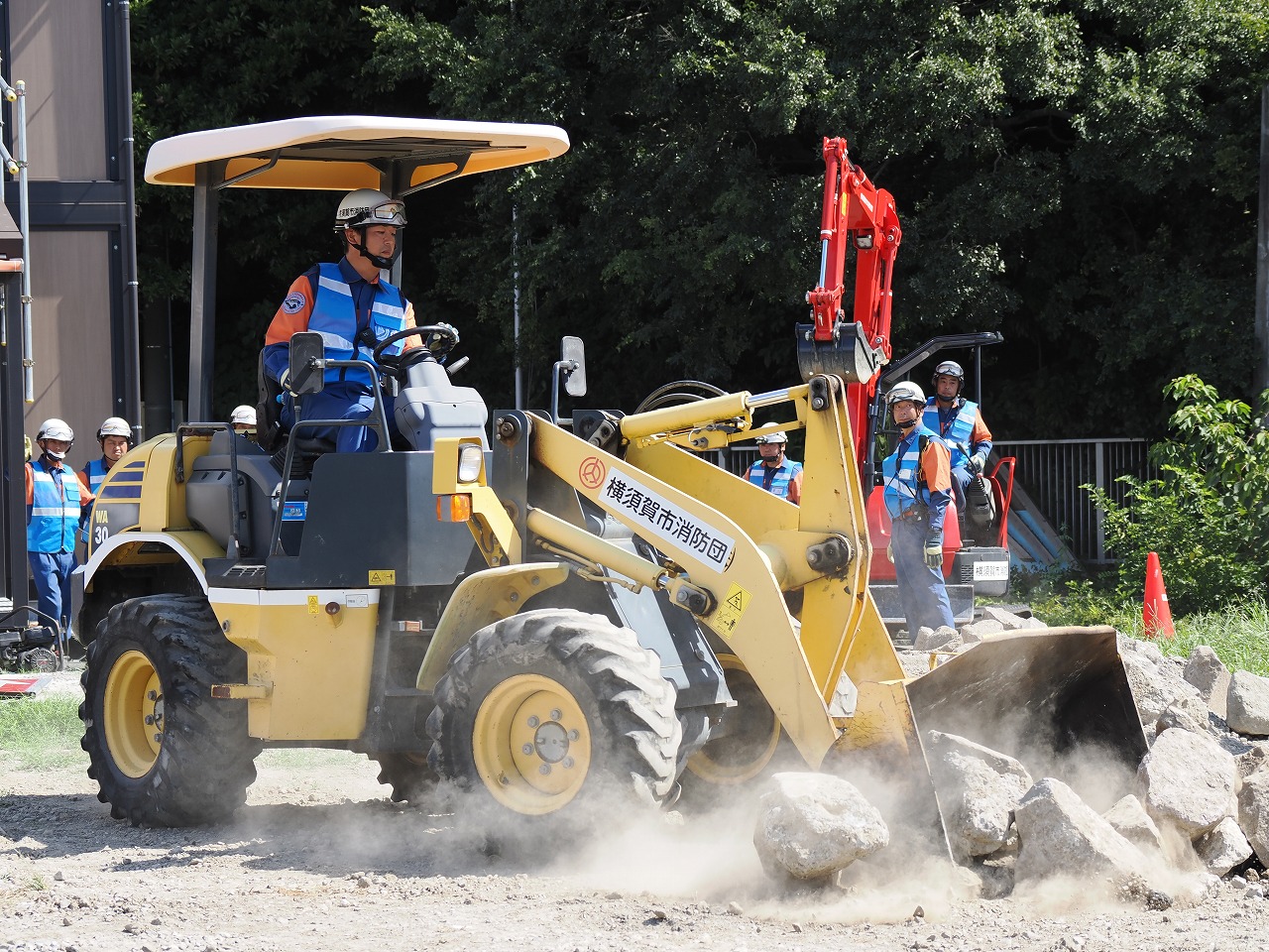 横須賀市消防局 土砂災害対応連携訓練