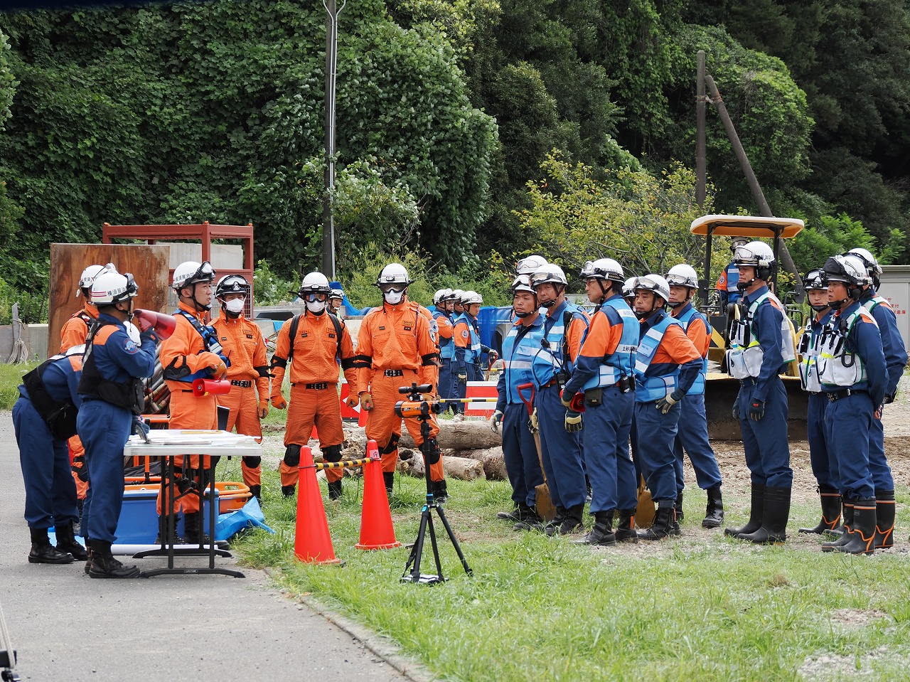 横須賀市消防局 土砂災害対応連携訓練