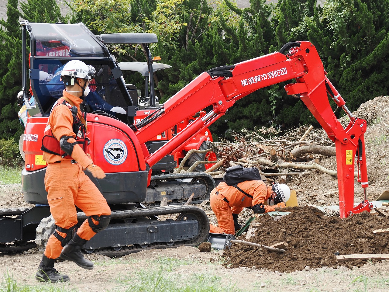 横須賀市消防局 土砂災害対応連携訓練