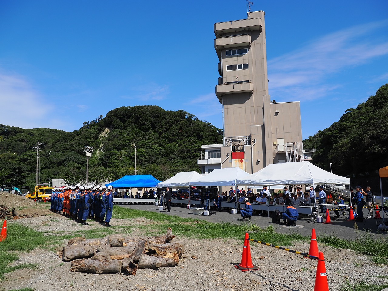 横須賀市消防局 土砂災害対応連携訓練
