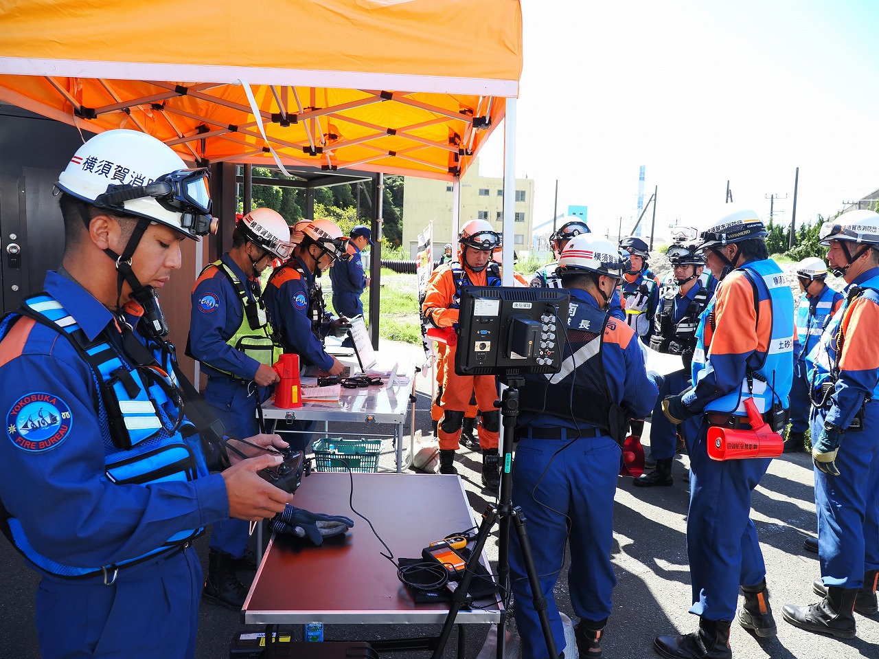 横須賀市消防局 土砂災害対応連携訓練