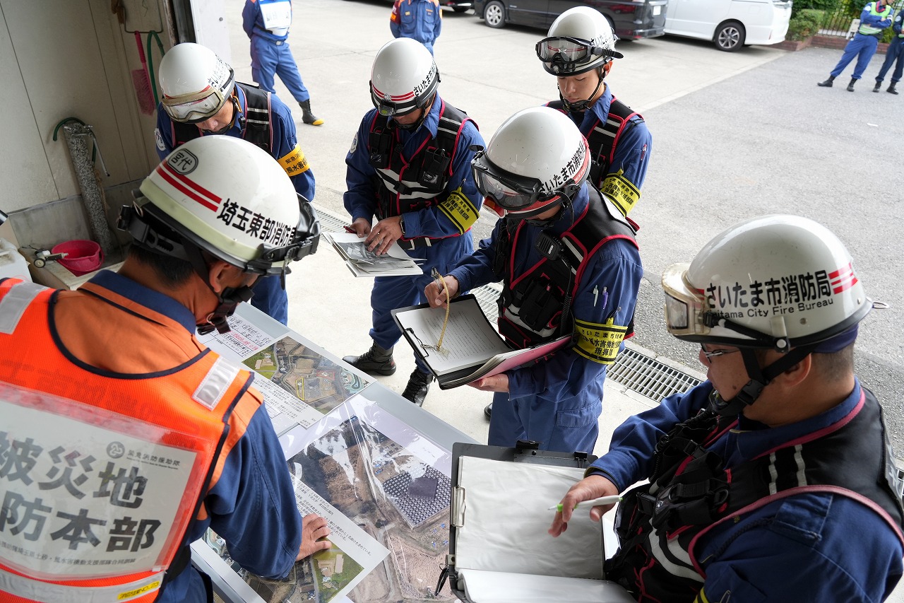 令和7年度 緊急消防援助隊埼玉県　土砂・風水害機動支援部隊合同訓練