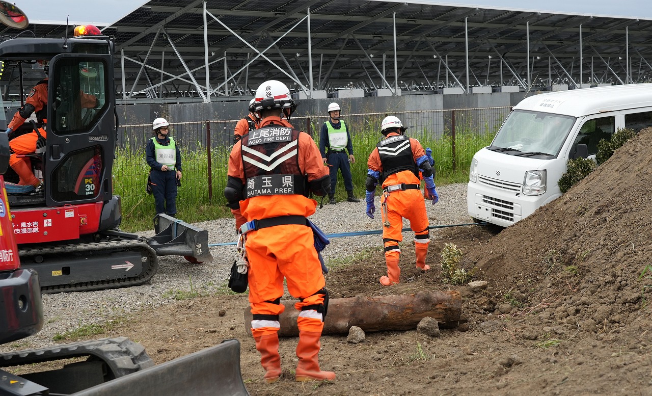 令和7年度 緊急消防援助隊埼玉県　土砂・風水害機動支援部隊合同訓練